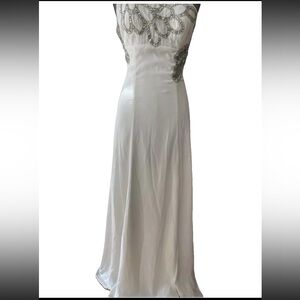 🆕Masquerade Y2K NWT size 5/6 Grecian goddess gown-ivory-cream prom-formal weddin